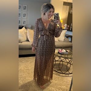 Buddy Love Black Floral Long Sleeve Dress